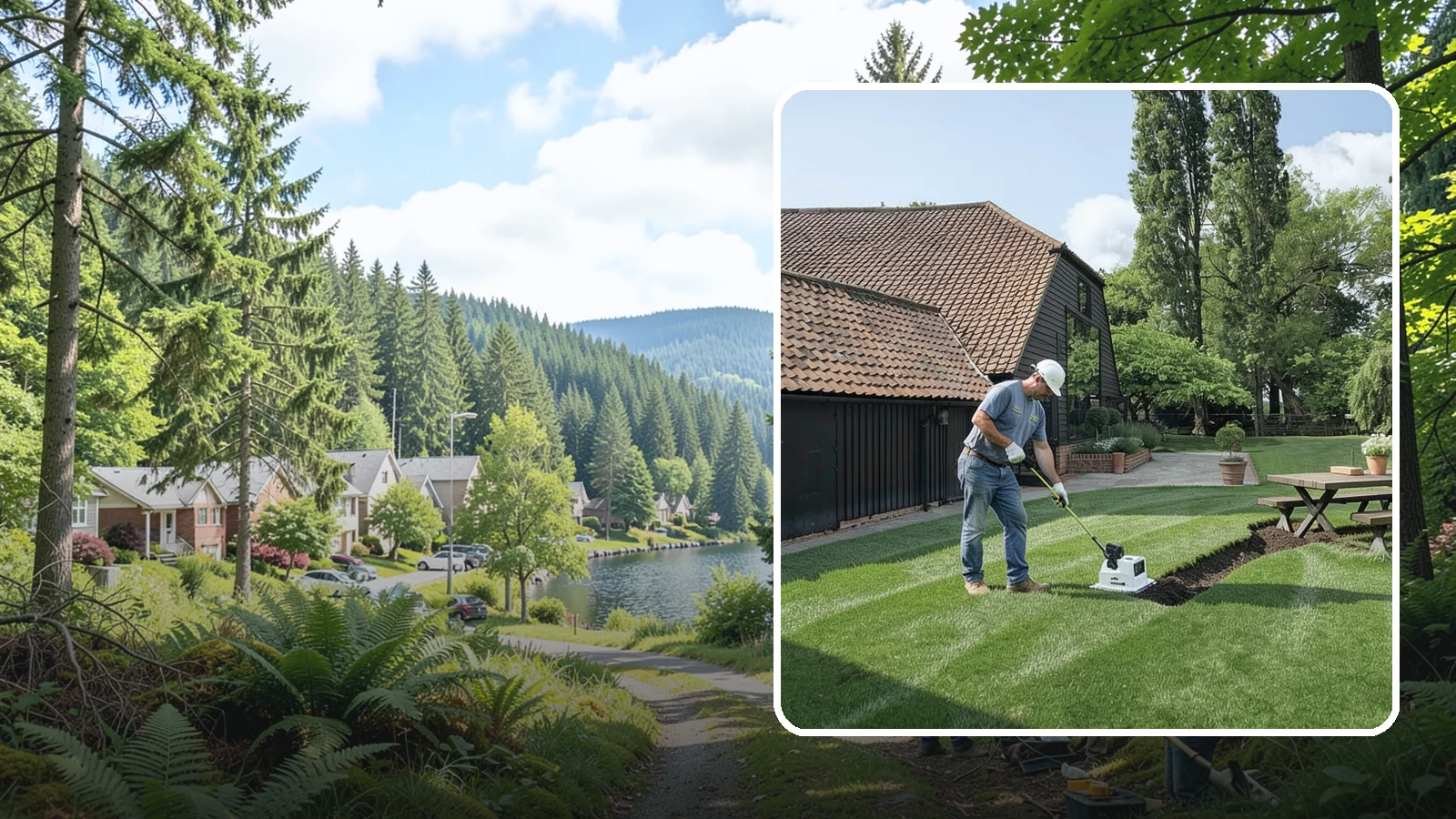 Lawn Grading & Leveling in Lake Forest Park, King County, WA - Smooth out bumps, dips, and low spots and correct slope so your lawn drains and mows evenly.