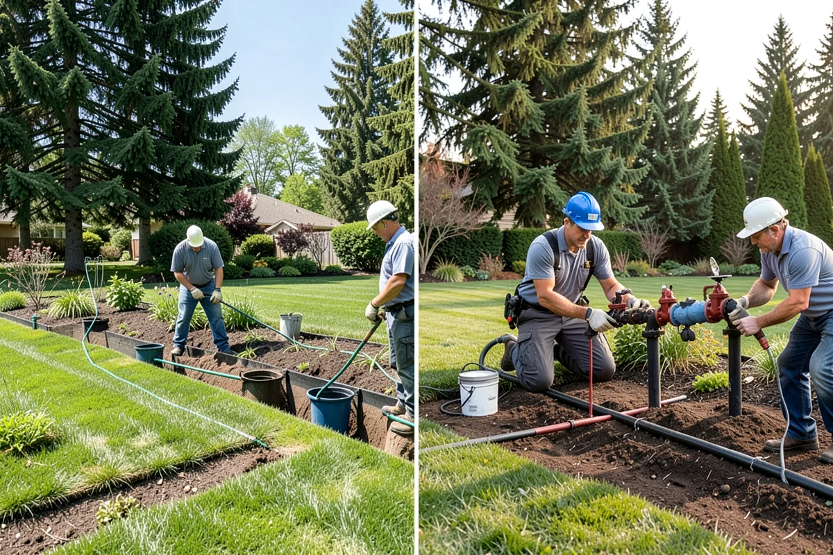 Lawn Grading & Leveling in Lake Forest Park, King County, WA - Survey the lawn for high spots, dips, and drainage flow