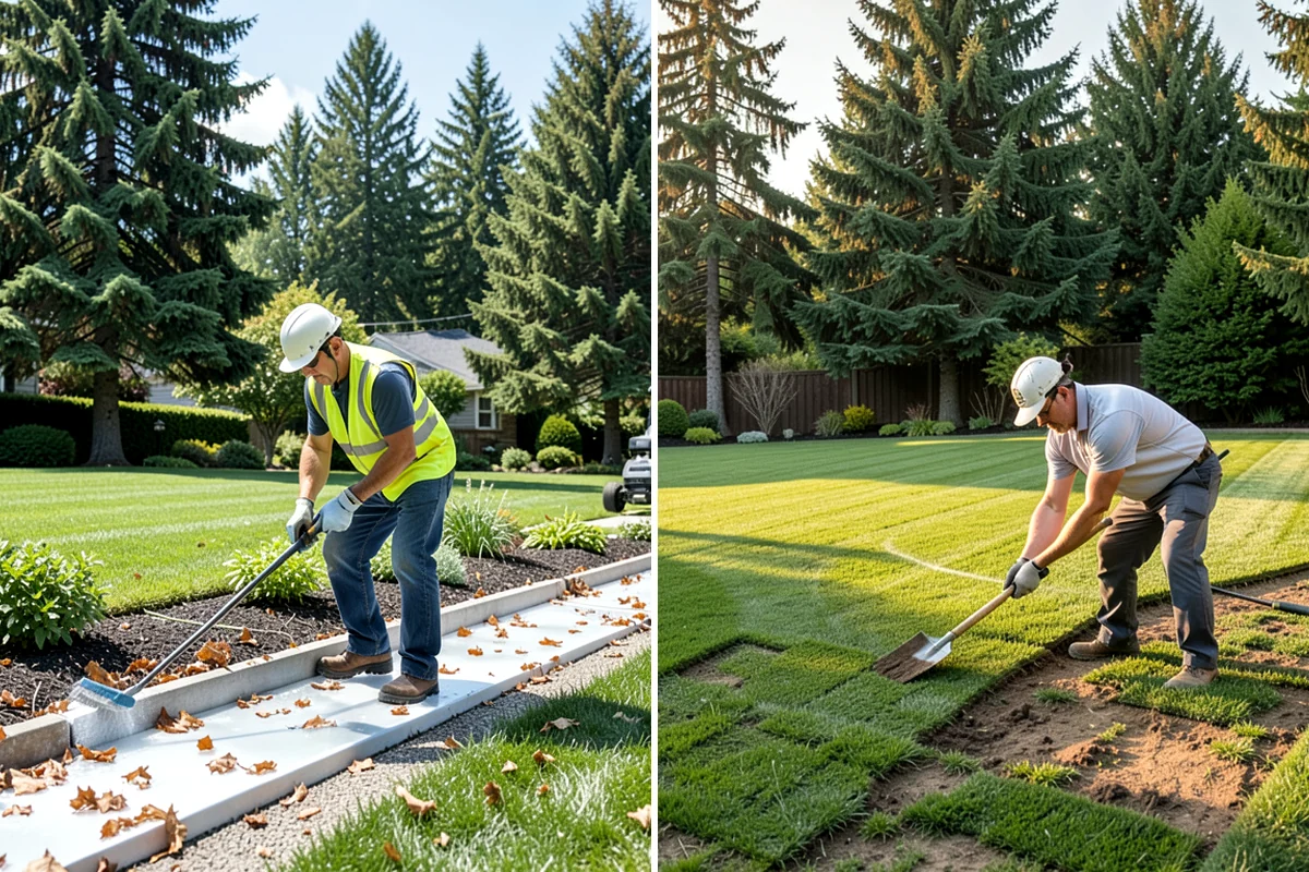 Lawn Grading & Leveling in Maple Valley, King County, WA - Survey the lawn for high spots, dips, and drainage flow