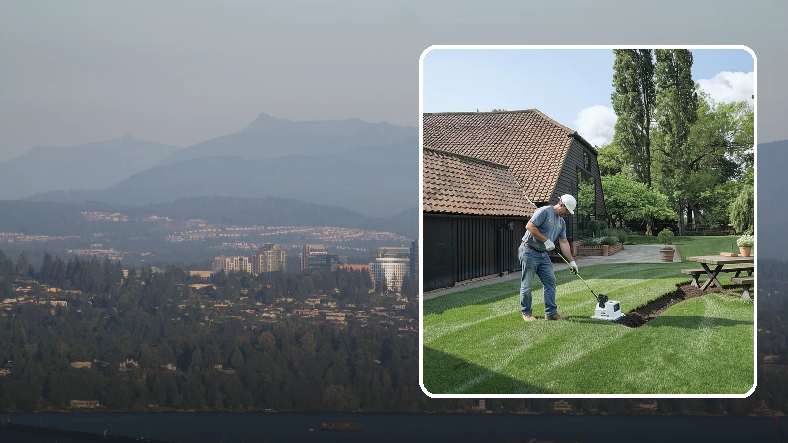Lawn Grading & Leveling in Medina, King County, WA - Smooth out bumps, dips, and low spots and correct slope so your lawn drains and mows evenly.