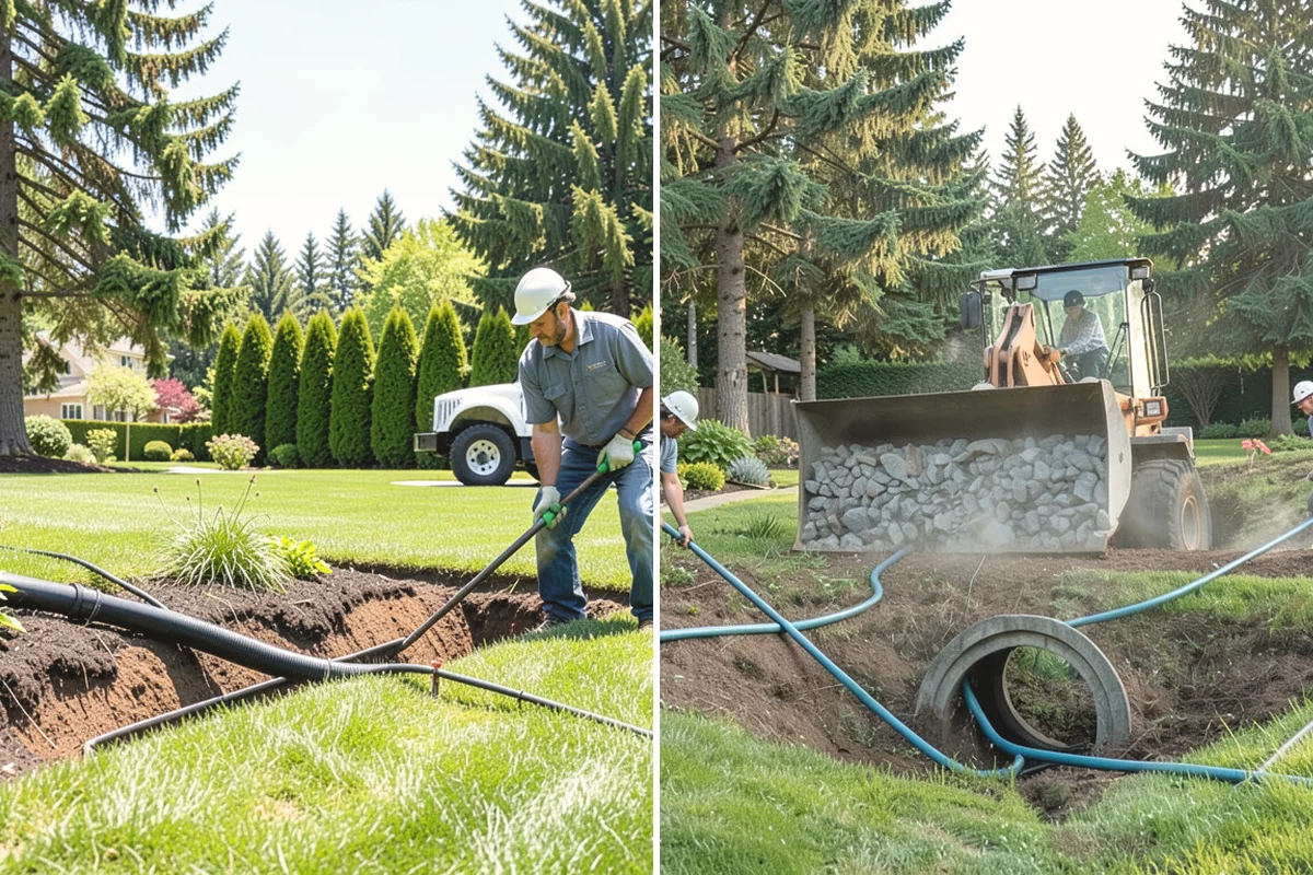 Lawn Grading & Leveling in Mercer Island, King County, WA - Survey the lawn for high spots, dips, and drainage flow
