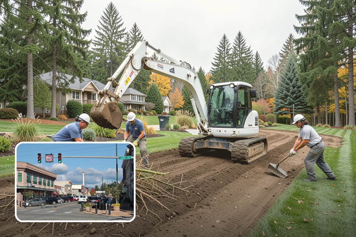 Lawn Grading & Leveling in Monroe, Snohomish County, WA - Even surface that mows cleanly with no scalping