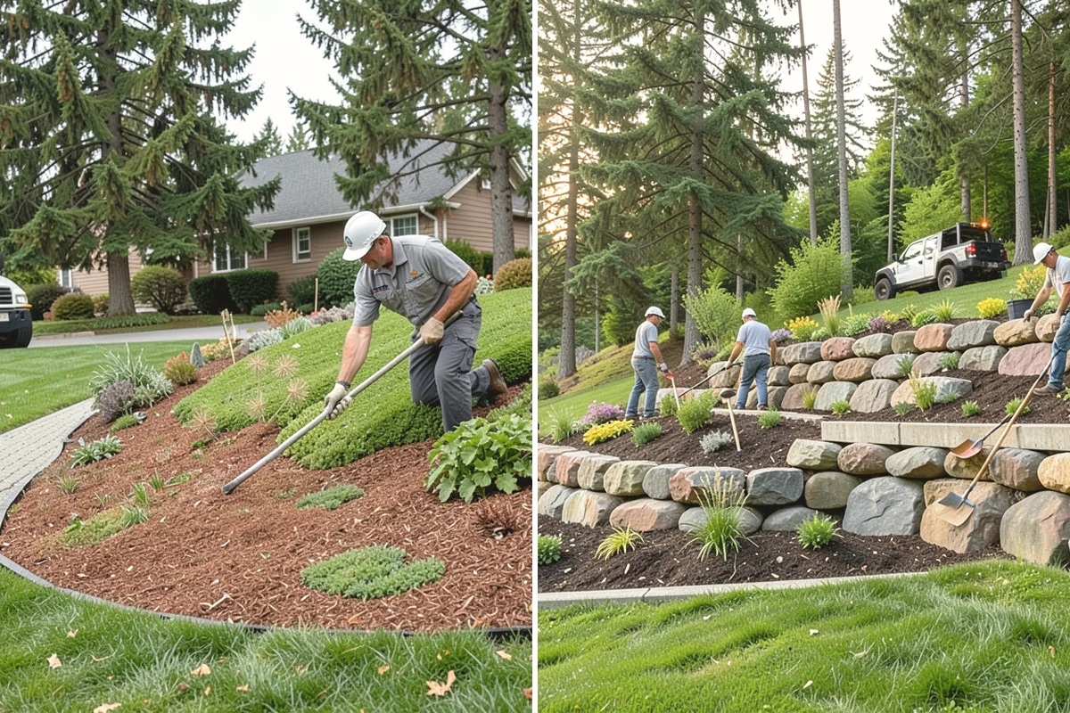 Lawn Grading & Leveling in Monroe, Snohomish County, WA - Survey the lawn for high spots, dips, and drainage flow