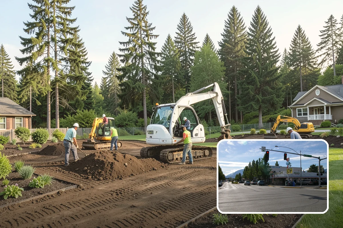 Lawn Grading & Leveling in North Bend, King County, WA - Even surface that mows cleanly with no scalping