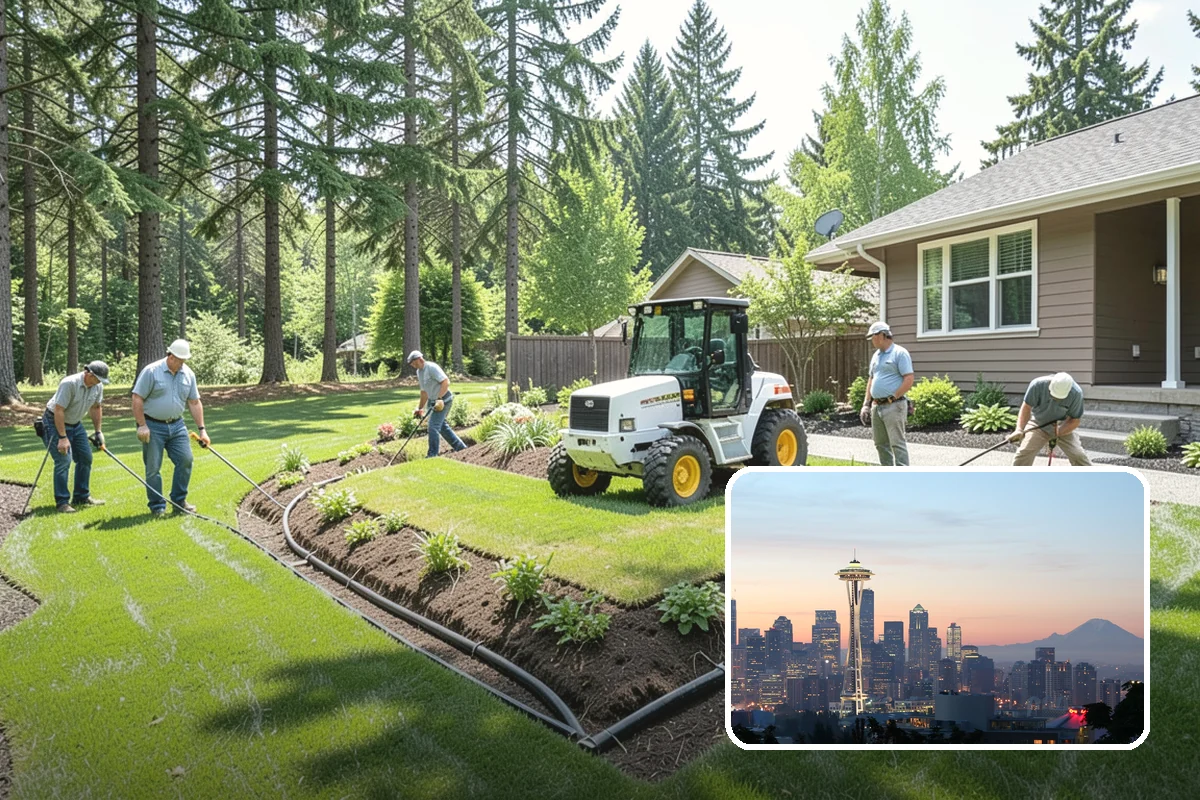 Lawn Grading & Leveling in Seattle, King County, WA - Even surface that mows cleanly with no scalping
