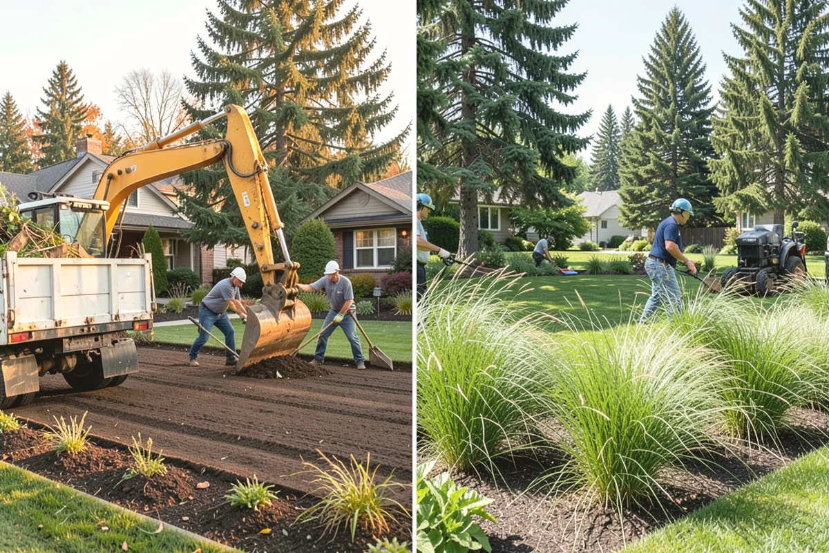 Lawn Grading & Leveling in Tukwila, King County, WA - Survey the lawn for high spots, dips, and drainage flow
