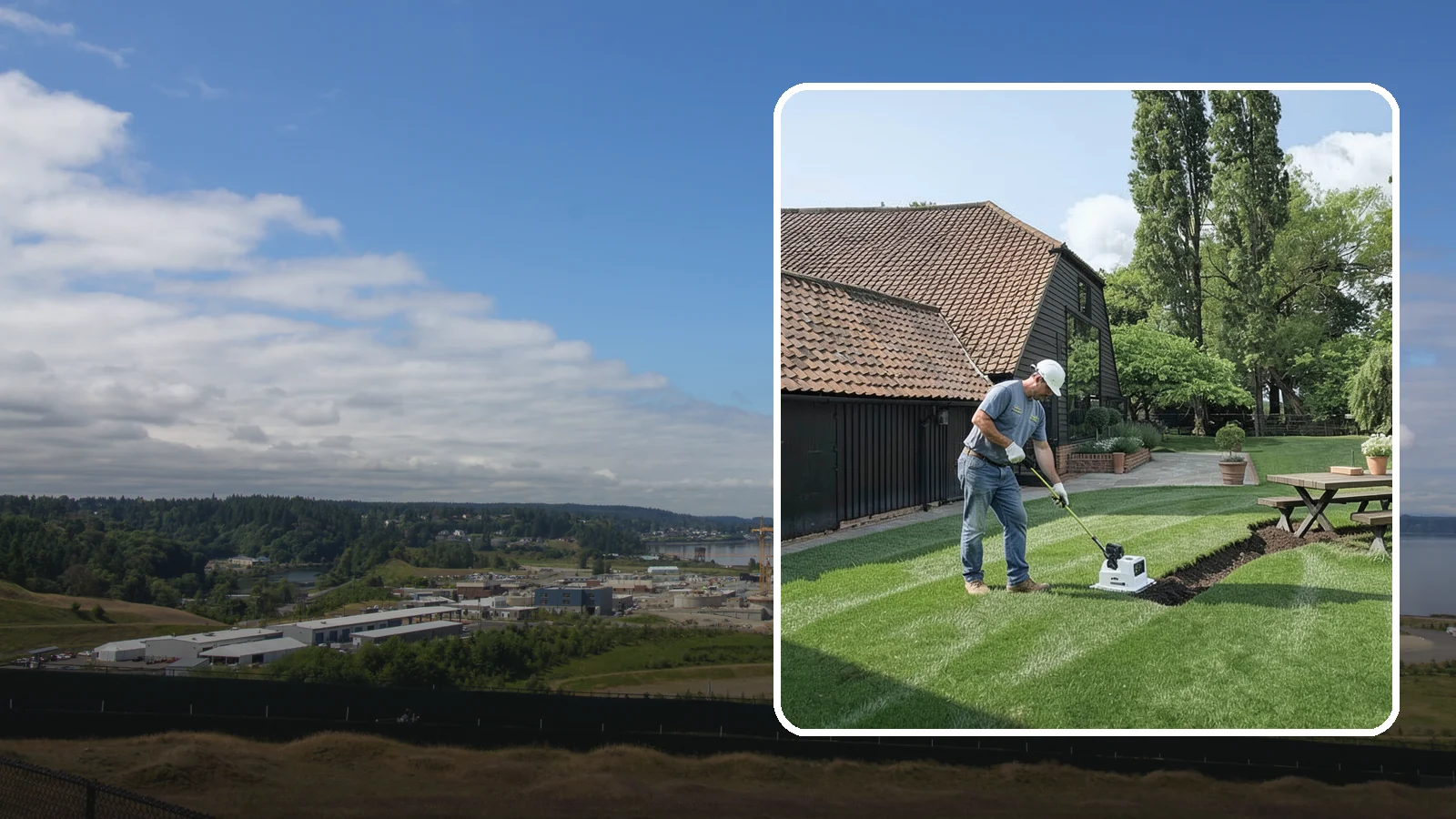Lawn Grading & Leveling in University Place, Pierce County, WA - Smooth out bumps, dips, and low spots and correct slope so your lawn drains and mows evenly.