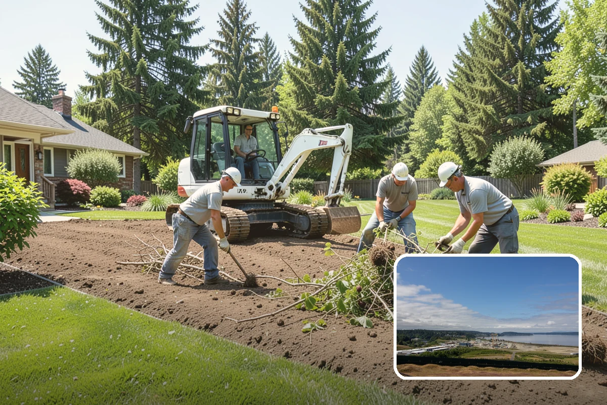 Lawn Grading & Leveling in University Place, Pierce County, WA - Even surface that mows cleanly with no scalping