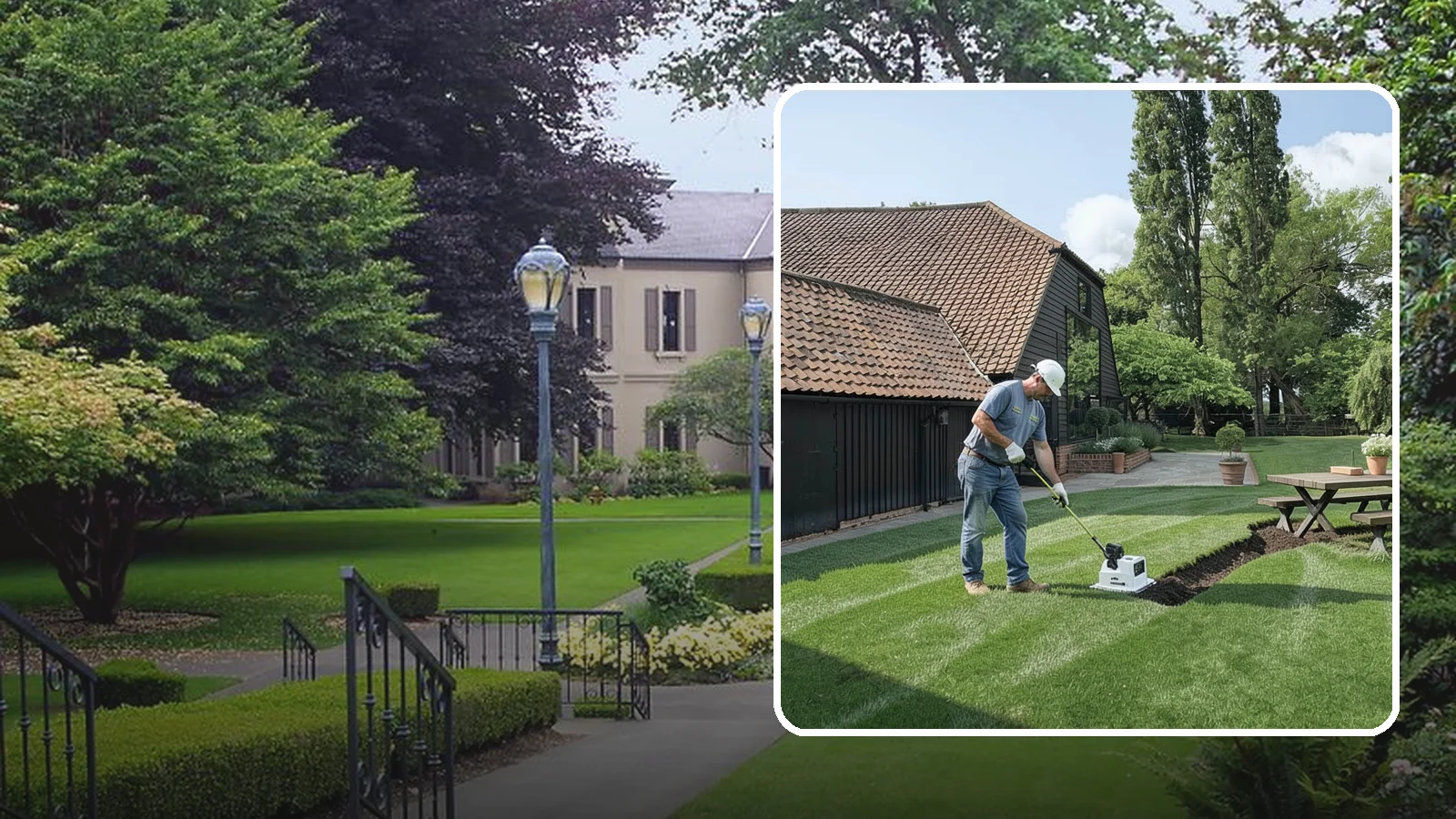 Lawn Grading & Leveling in Woodinville, King County, WA - Smooth out bumps, dips, and low spots and correct slope so your lawn drains and mows evenly.