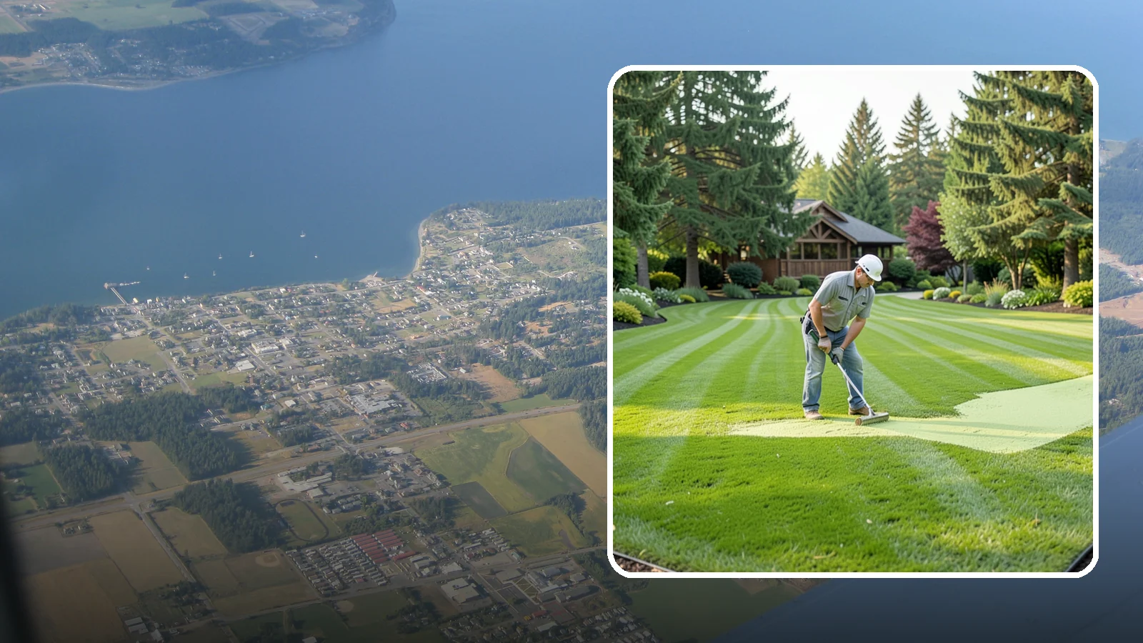 Lawn Lime Treatment in Coupeville, Island County, WA - Lime treatment that corrects acidic Northwest soil so your lawn thrives and moss retreats.