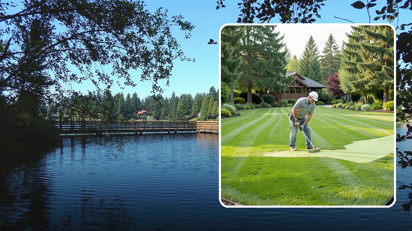 Lawn Lime Treatment in Federal Way, King County, WA - Lime treatment that corrects acidic Northwest soil so your lawn thrives and moss retreats.