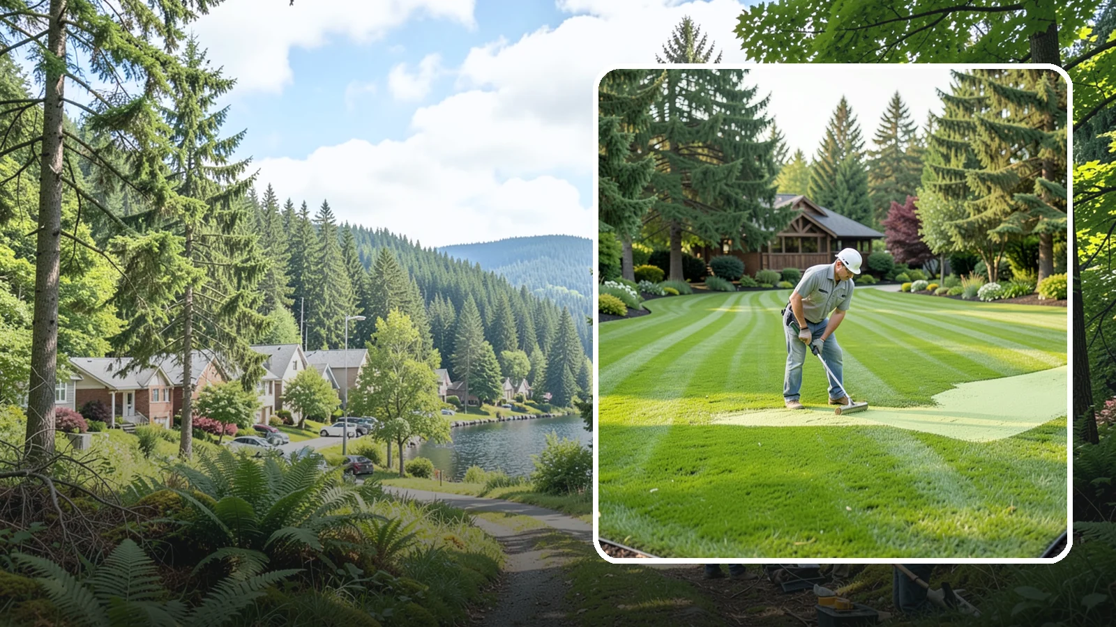 Lawn Lime Treatment in Lake Forest Park, King County, WA - Lime treatment that corrects acidic Northwest soil so your lawn thrives and moss retreats.