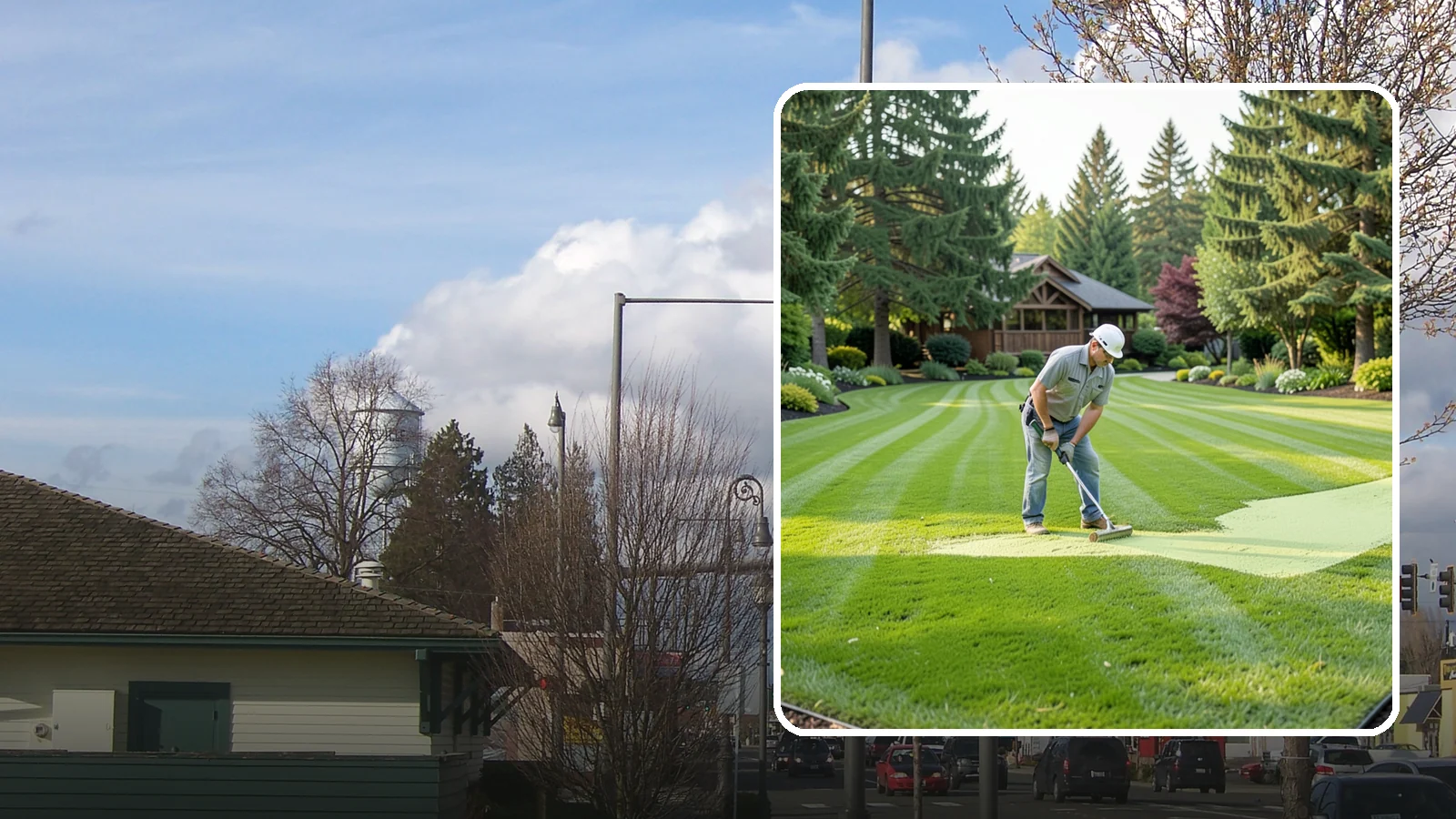 Lawn Lime Treatment in Marysville, Snohomish County, WA - Lime treatment that corrects acidic Northwest soil so your lawn thrives and moss retreats.
