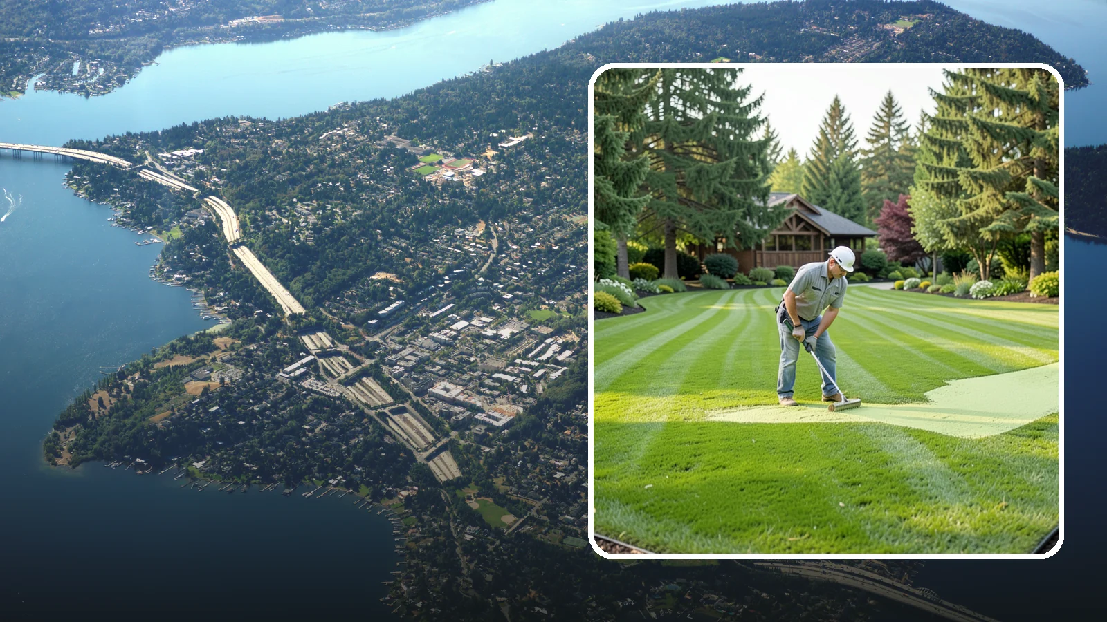 Lawn Lime Treatment in Mercer Island, King County, WA - Lime treatment that corrects acidic Northwest soil so your lawn thrives and moss retreats.