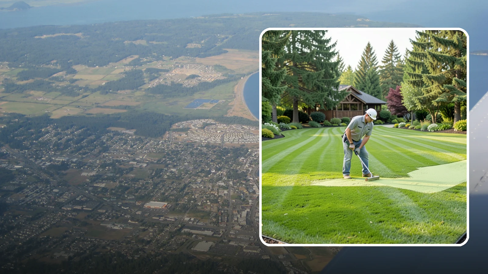Lawn Lime Treatment in Oak Harbor, Island County, WA - Lime treatment that corrects acidic Northwest soil so your lawn thrives and moss retreats.