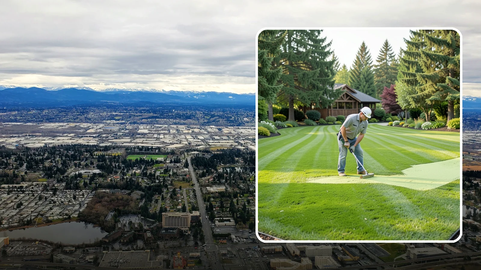 Lawn Lime Treatment in SeaTac, King County, WA - Lime treatment that corrects acidic Northwest soil so your lawn thrives and moss retreats.
