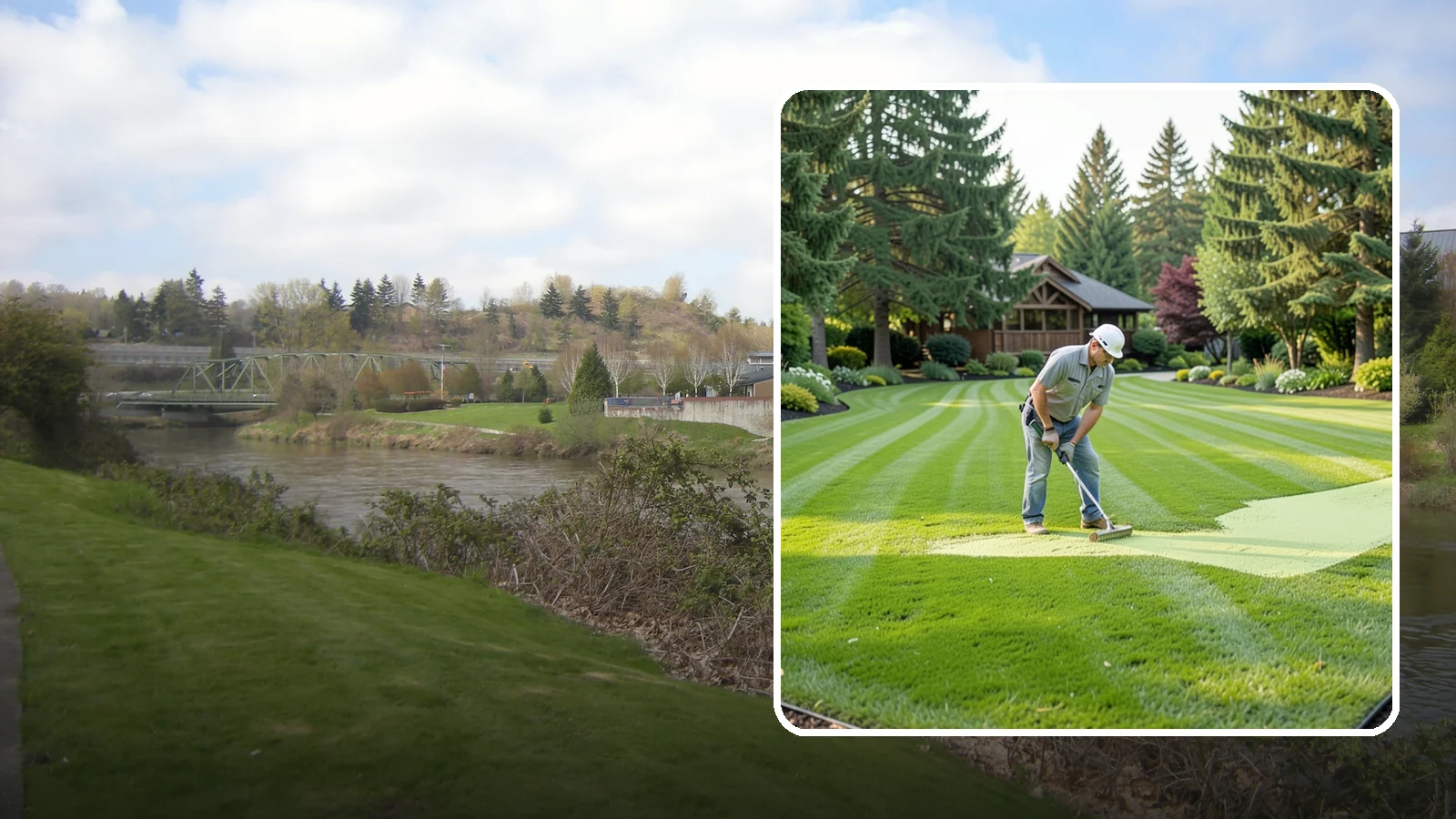 Lawn Lime Treatment in Tukwila, King County, WA - Lime treatment that corrects acidic Northwest soil so your lawn thrives and moss retreats.