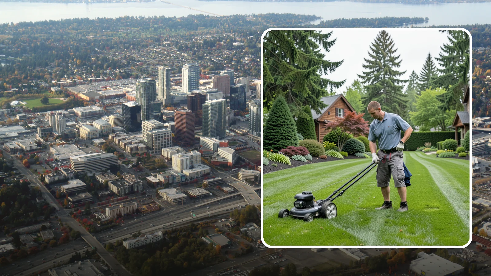 Lawn Maintenance in Bellevue, King County, WA - Complete lawn maintenance that keeps your yard mowed, edged, and healthy on a regular schedule.