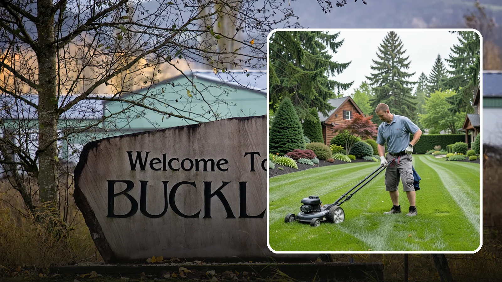 Lawn Maintenance in Buckley, Pierce County, WA - Complete lawn maintenance that keeps your yard mowed, edged, and healthy on a regular schedule.