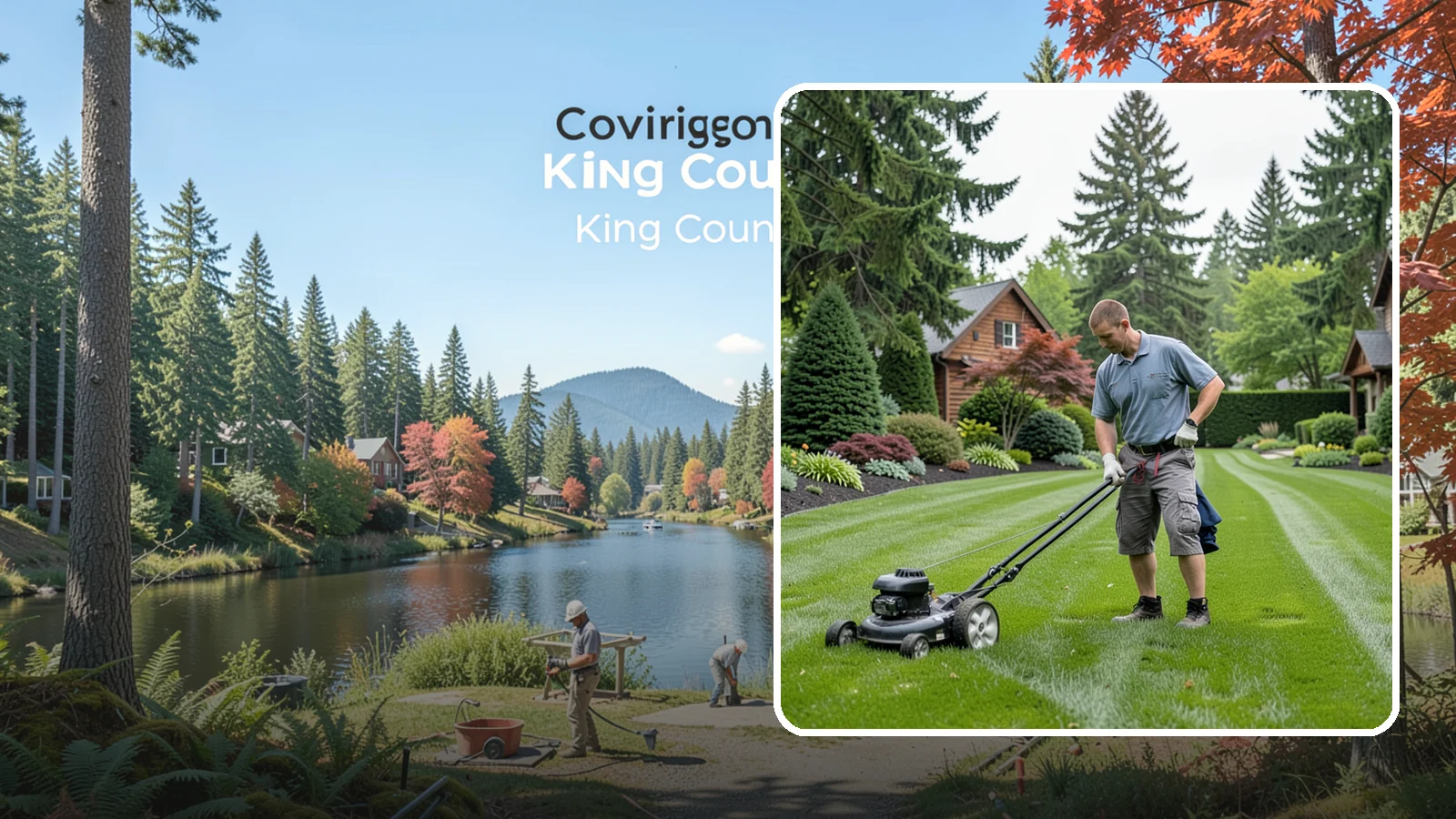 Lawn Maintenance in Covington, King County, WA - Complete lawn maintenance that keeps your yard mowed, edged, and healthy on a regular schedule.