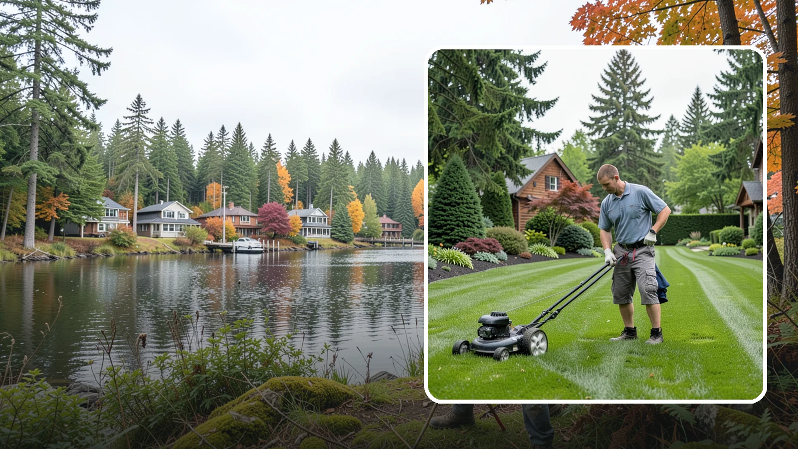 Lawn Maintenance in La Conner, Skagit County, WA - Complete lawn maintenance that keeps your yard mowed, edged, and healthy on a regular schedule.