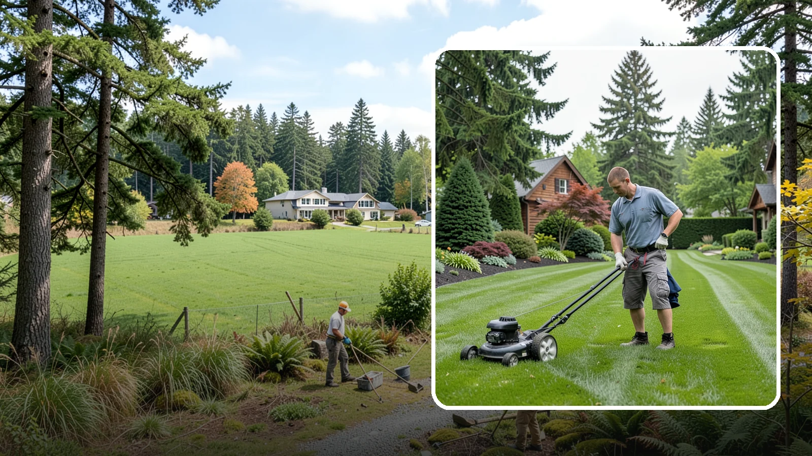 Lawn Maintenance in Lyman, Skagit County, WA - Complete lawn maintenance that keeps your yard mowed, edged, and healthy on a regular schedule.