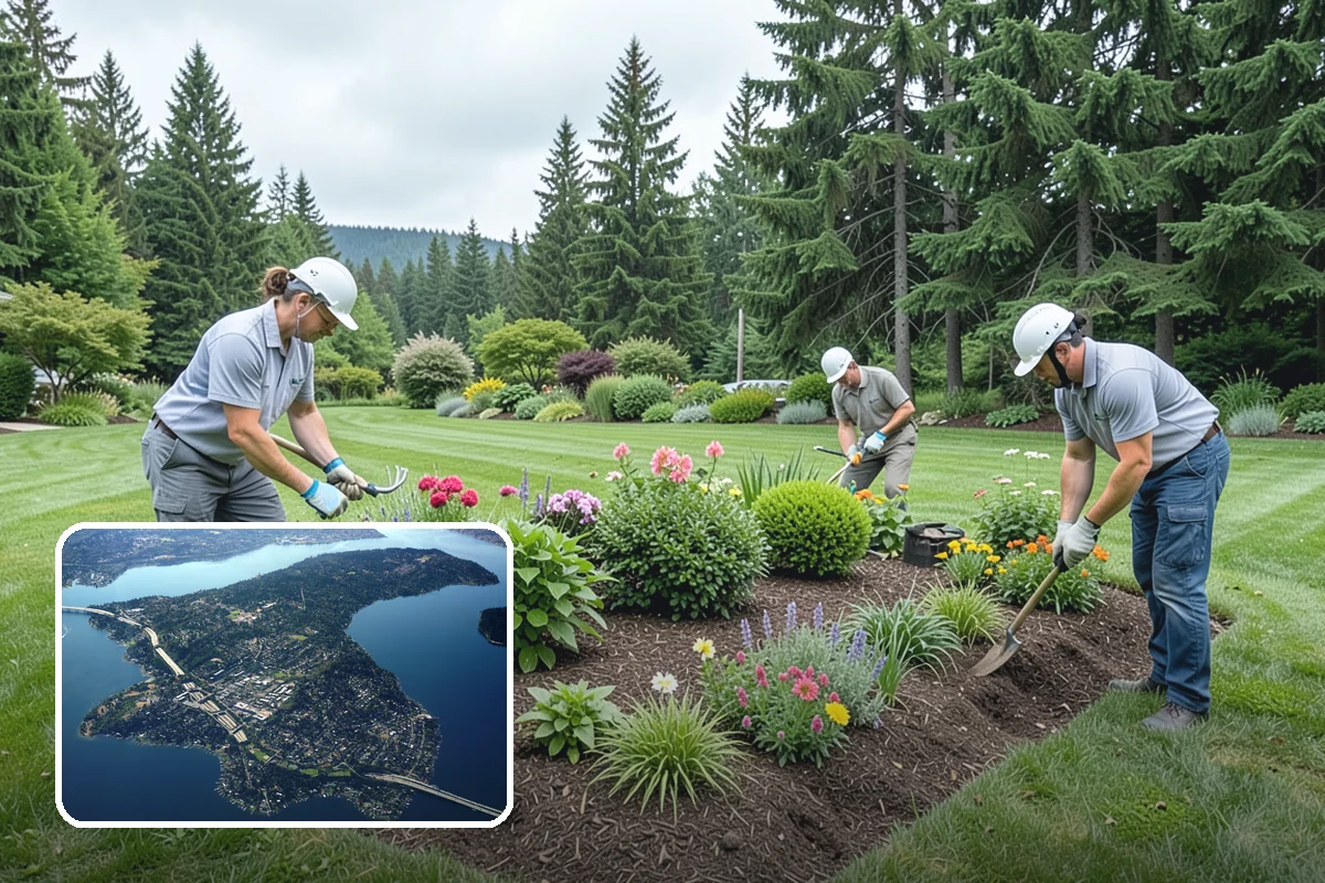 Lawn Maintenance in Mercer Island, King County, WA - One dependable crew for all routine lawn care