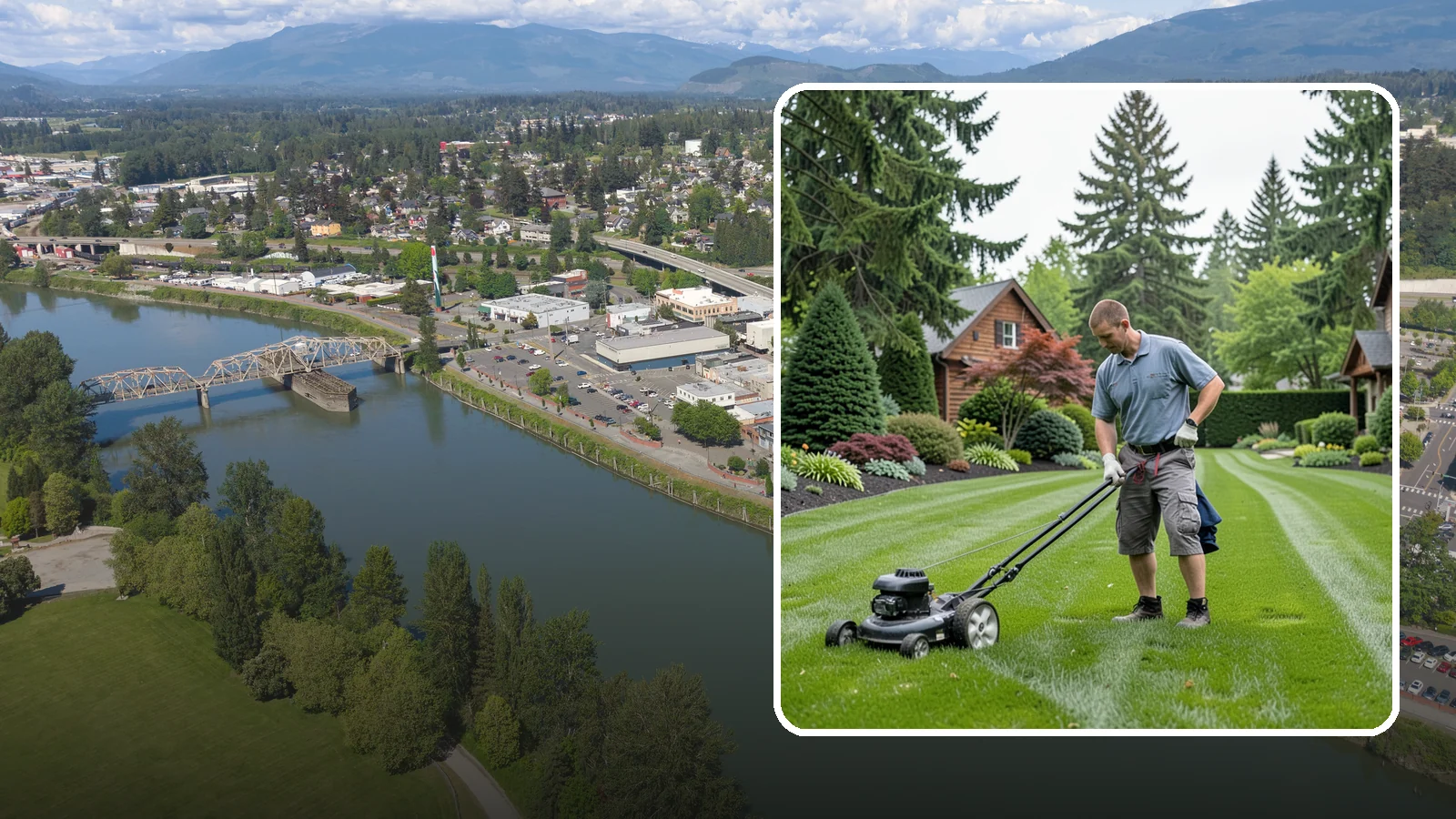 Lawn Maintenance in Mount Vernon, Skagit County, WA - Complete lawn maintenance that keeps your yard mowed, edged, and healthy on a regular schedule.