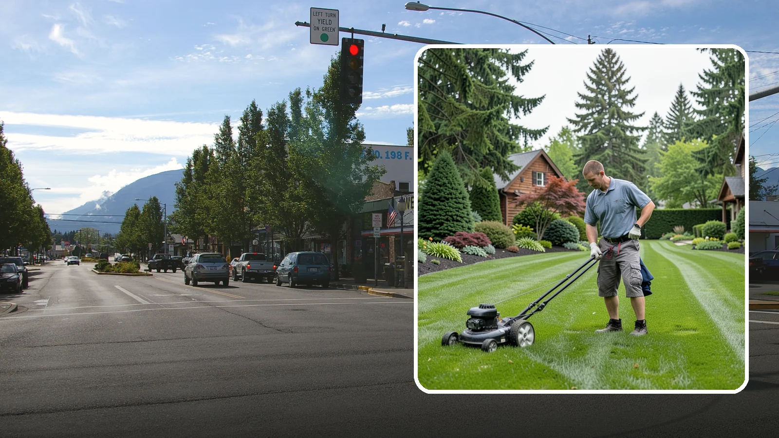 Lawn Maintenance in North Bend, King County, WA - Complete lawn maintenance that keeps your yard mowed, edged, and healthy on a regular schedule.