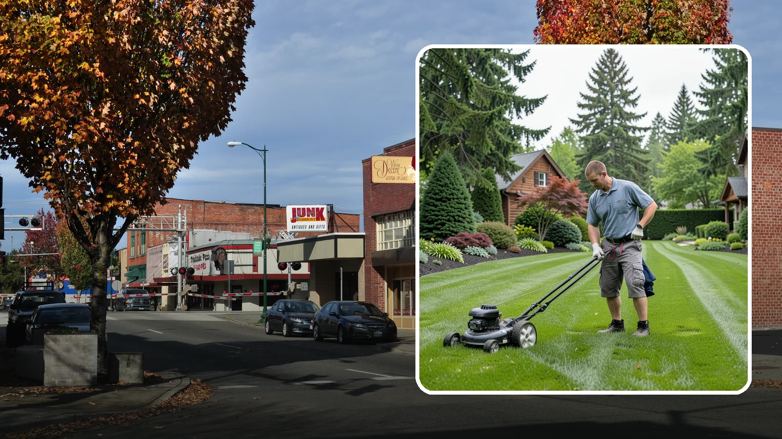 Lawn Maintenance in Puyallup, Pierce County, WA - Complete lawn maintenance that keeps your yard mowed, edged, and healthy on a regular schedule.
