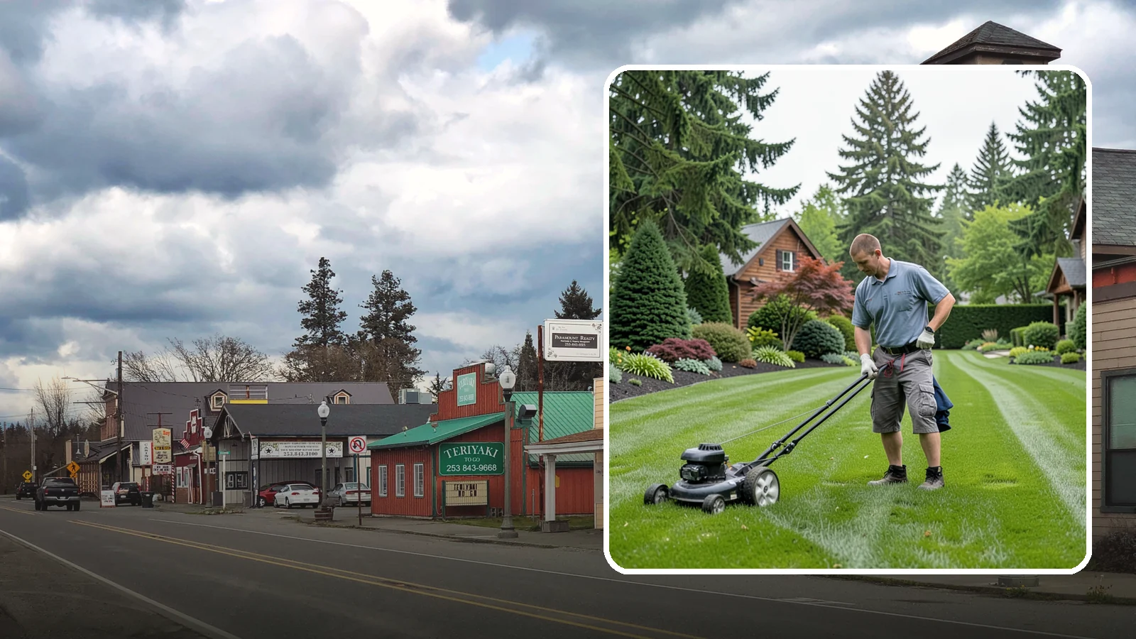 Lawn Maintenance in Roy, Pierce County, WA - Complete lawn maintenance that keeps your yard mowed, edged, and healthy on a regular schedule.