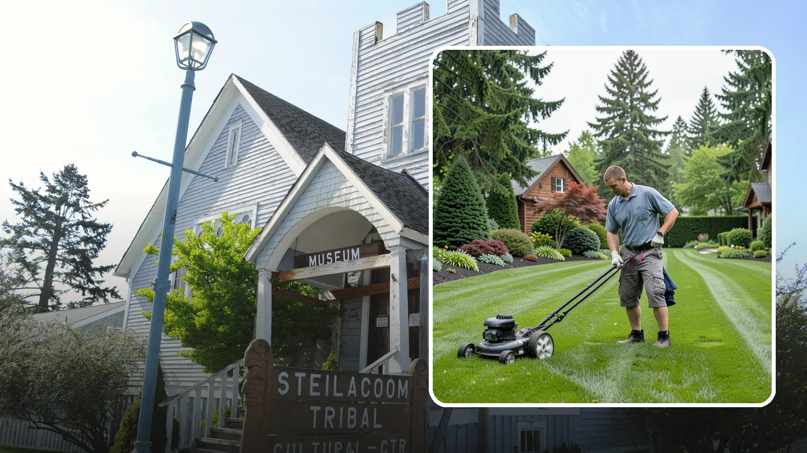 Lawn Maintenance in Steilacoom, Pierce County, WA - Complete lawn maintenance that keeps your yard mowed, edged, and healthy on a regular schedule.