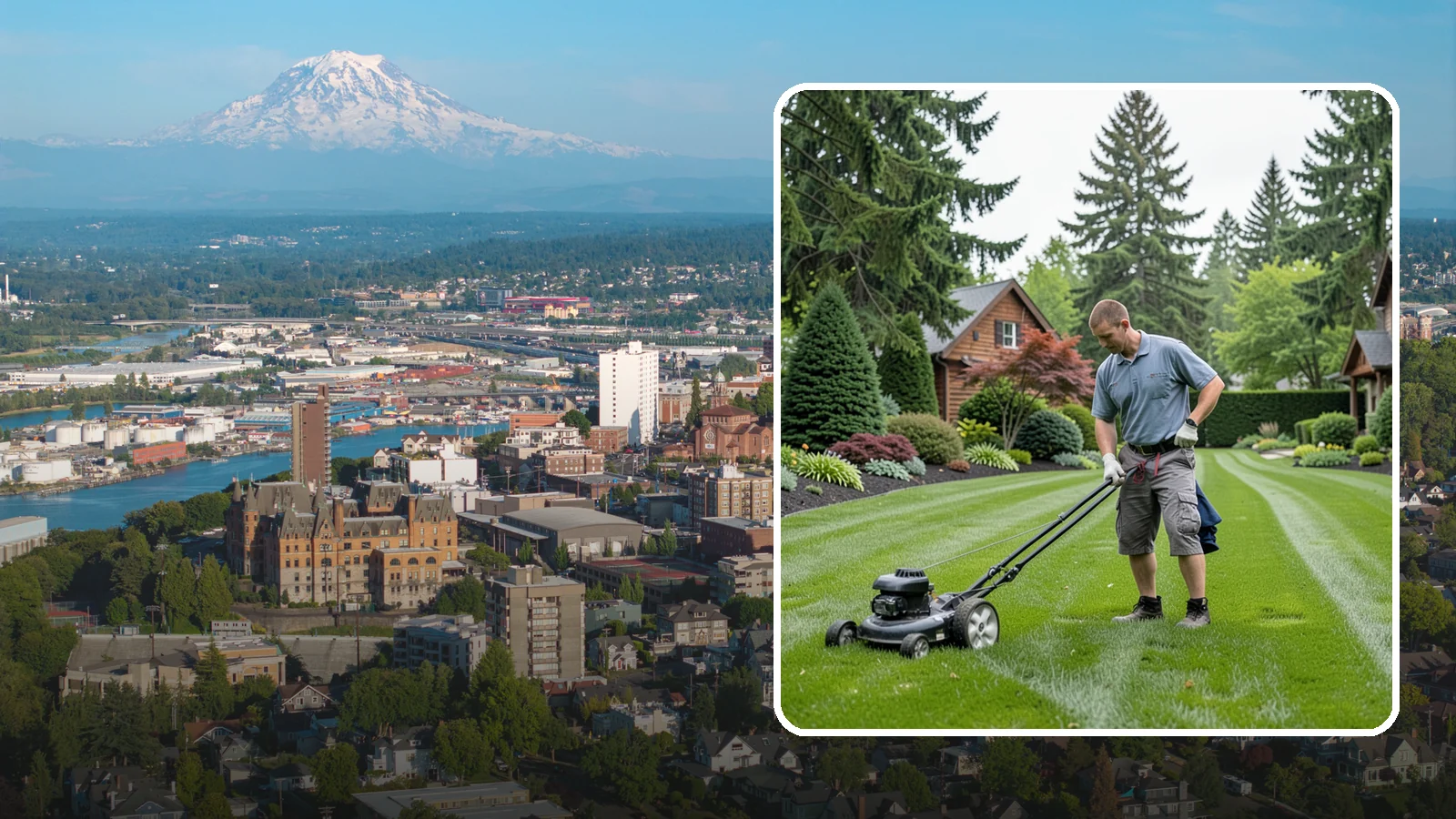 Lawn Maintenance in Tacoma, Pierce County, WA - Complete lawn maintenance that keeps your yard mowed, edged, and healthy on a regular schedule.