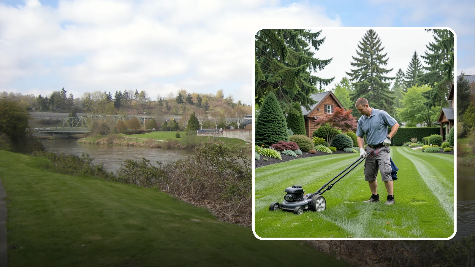 Lawn Maintenance in Tukwila, King County, WA - Complete lawn maintenance that keeps your yard mowed, edged, and healthy on a regular schedule.