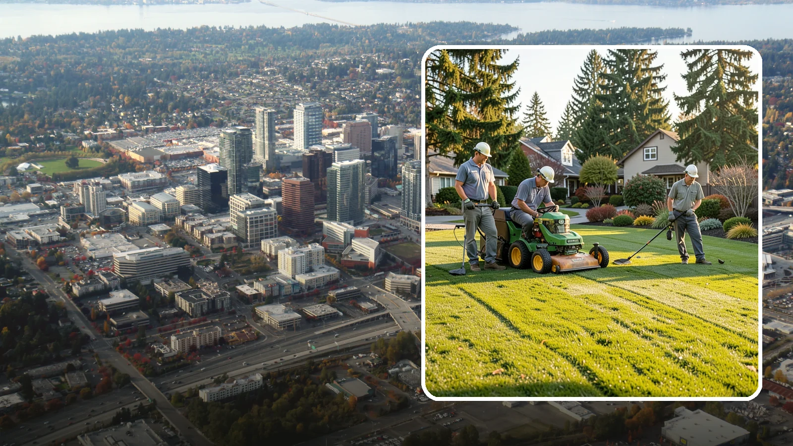 Lawn Mowing in Bellevue, King County, WA - Professional lawn mowing that keeps your grass healthy, even, and sharp-looking all season long.