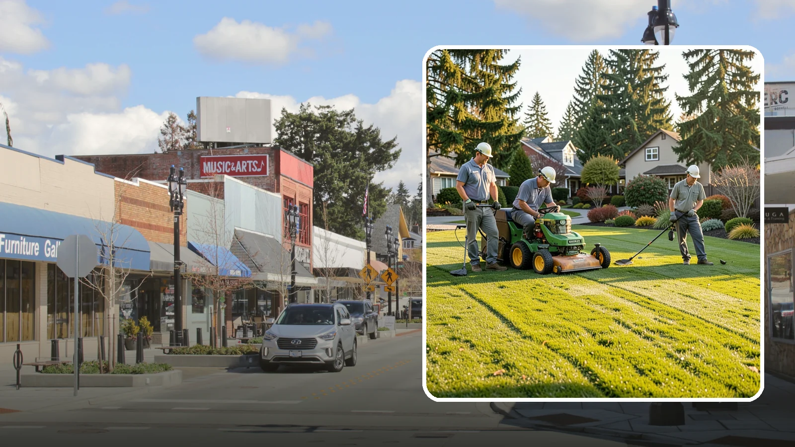 Lawn Mowing in Bothell, King County, WA - Professional lawn mowing that keeps your grass healthy, even, and sharp-looking all season long.