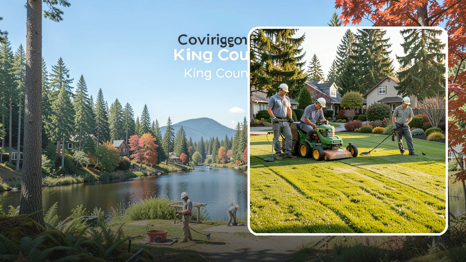 Lawn Mowing in Covington, King County, WA - Professional lawn mowing that keeps your grass healthy, even, and sharp-looking all season long.
