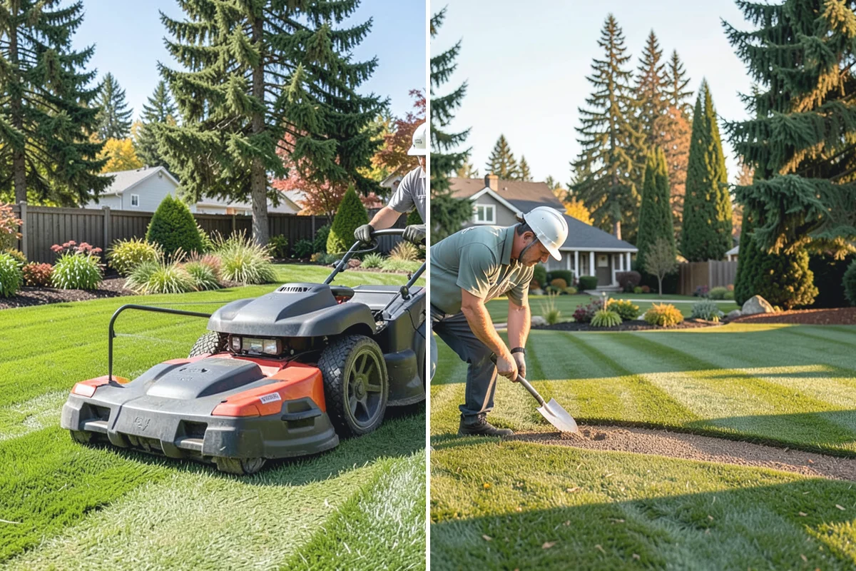 Lawn Mowing in Darrington, Snohomish County, WA - Assess grass height and set the correct cutting height for the season