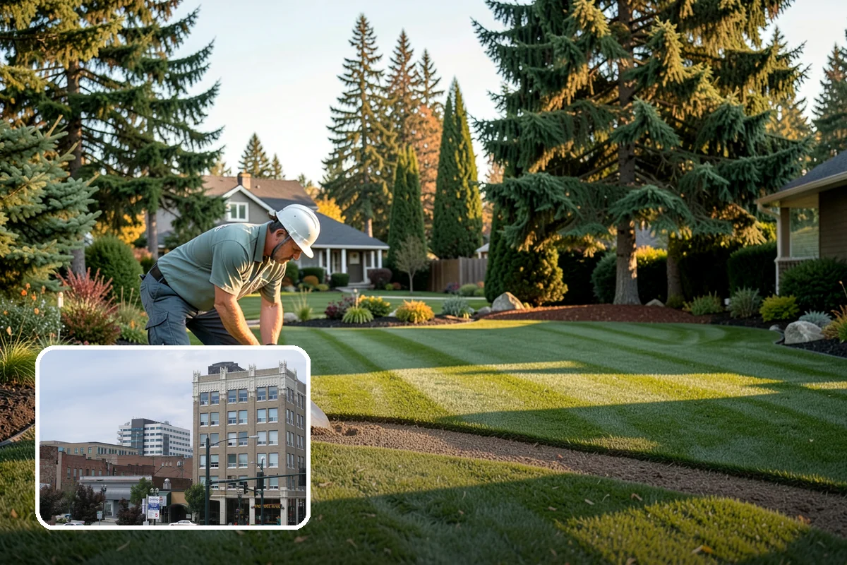 Lawn Mowing in Everett, Snohomish County, WA - Healthy dense turf that resists weeds and moss