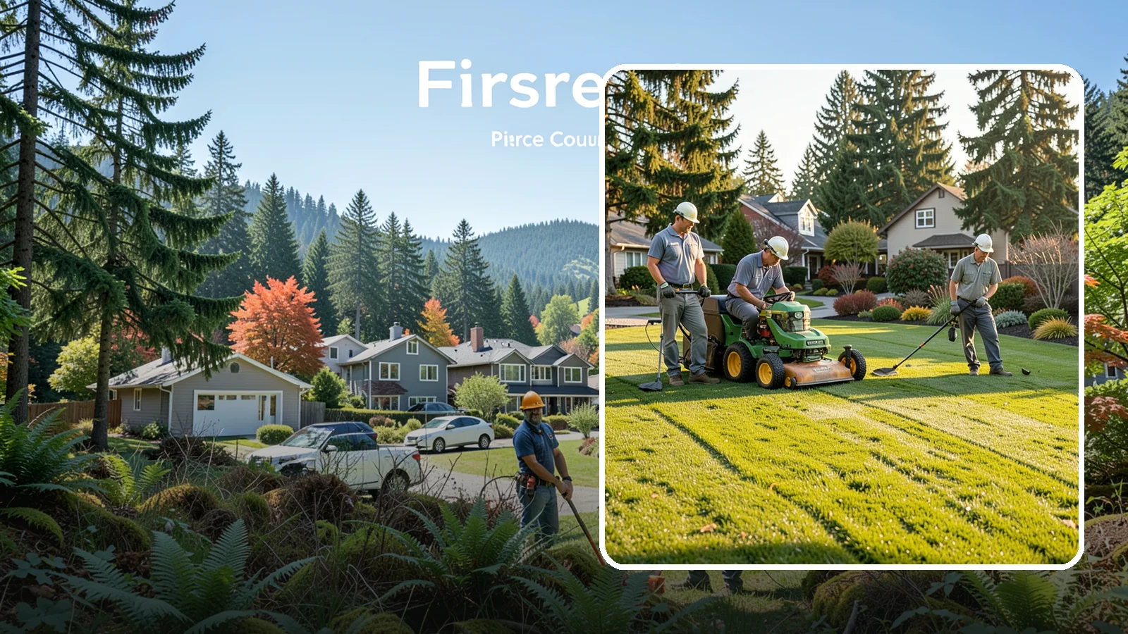 Lawn Mowing in Fircrest, Pierce County, WA - Professional lawn mowing that keeps your grass healthy, even, and sharp-looking all season long.