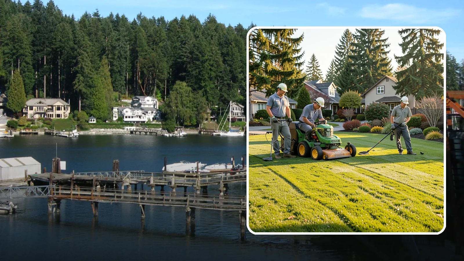 Lawn Mowing in Gig Harbor, Pierce County, WA - Professional lawn mowing that keeps your grass healthy, even, and sharp-looking all season long.