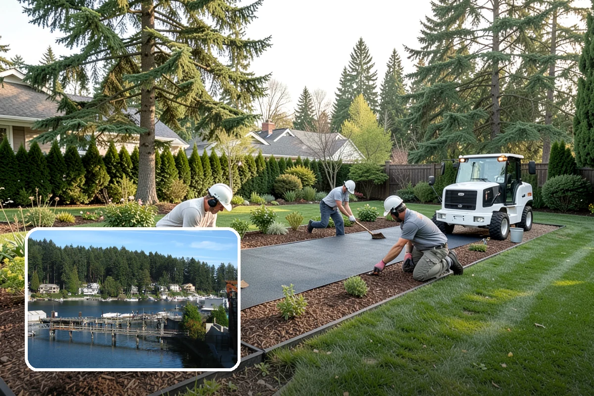 Lawn Mowing in Gig Harbor, Pierce County, WA - Healthy dense turf that resists weeds and moss