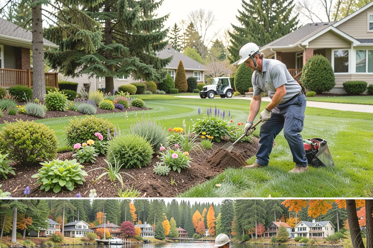 Lawn Mowing in La Conner, Skagit County, WA - Weekly from spring through fall during peak growth