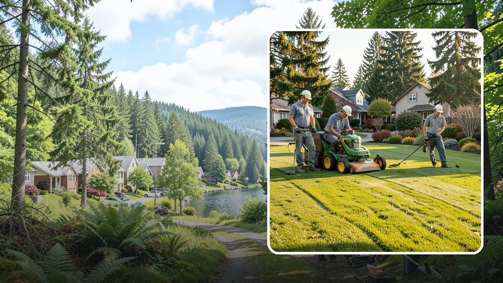Lawn Mowing in Lake Forest Park, King County, WA - Professional lawn mowing that keeps your grass healthy, even, and sharp-looking all season long.