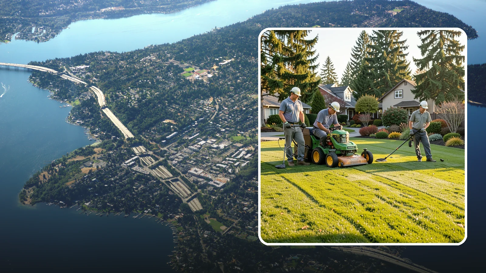 Lawn Mowing in Mercer Island, King County, WA - Professional lawn mowing that keeps your grass healthy, even, and sharp-looking all season long.