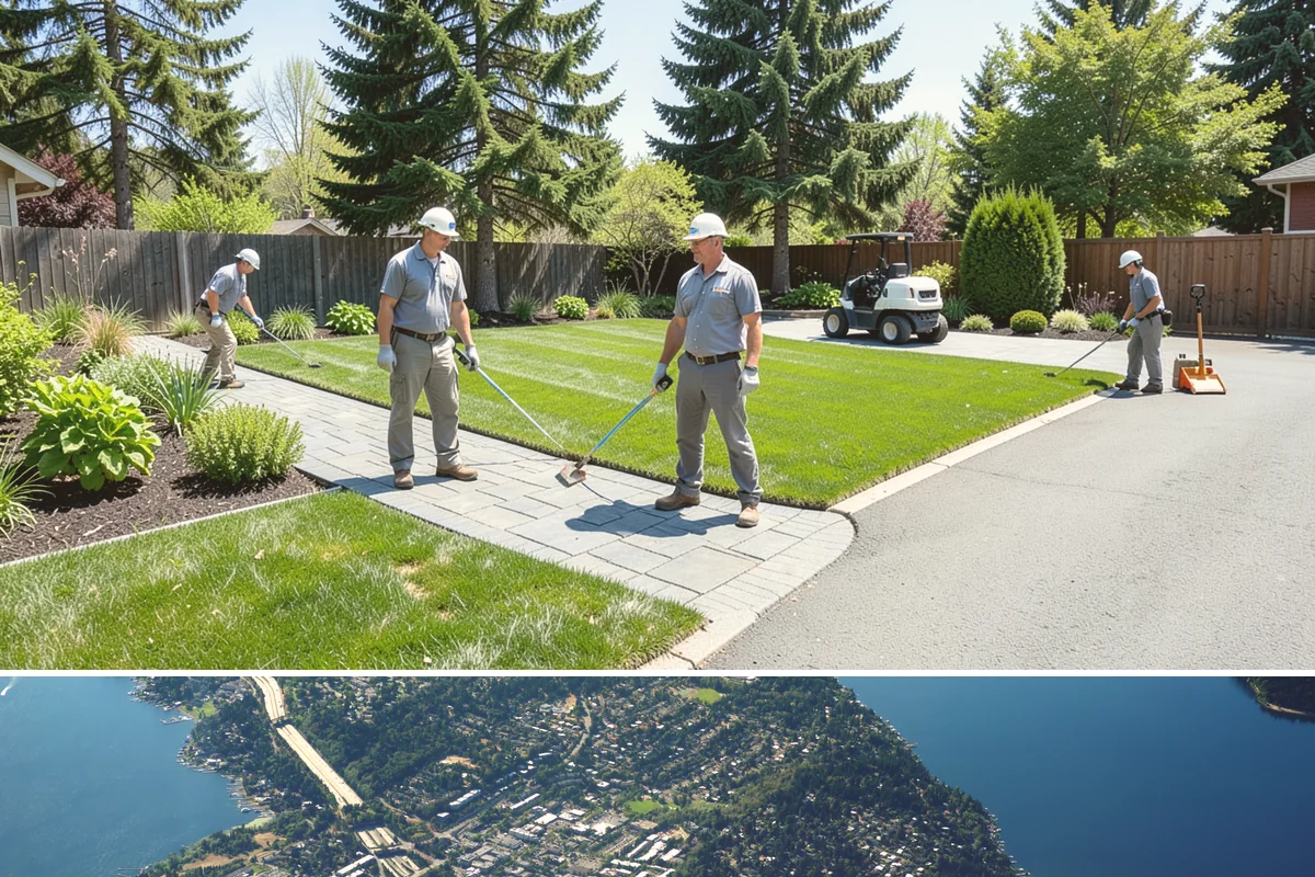 Lawn Mowing in Mercer Island, King County, WA - Weekly from spring through fall during peak growth