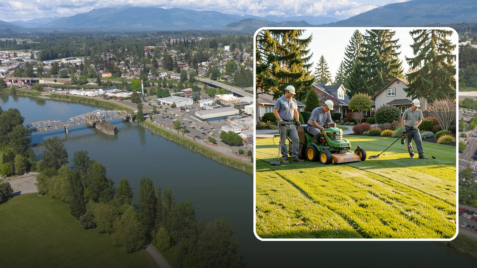 Lawn Mowing in Mount Vernon, Skagit County, WA - Professional lawn mowing that keeps your grass healthy, even, and sharp-looking all season long.
