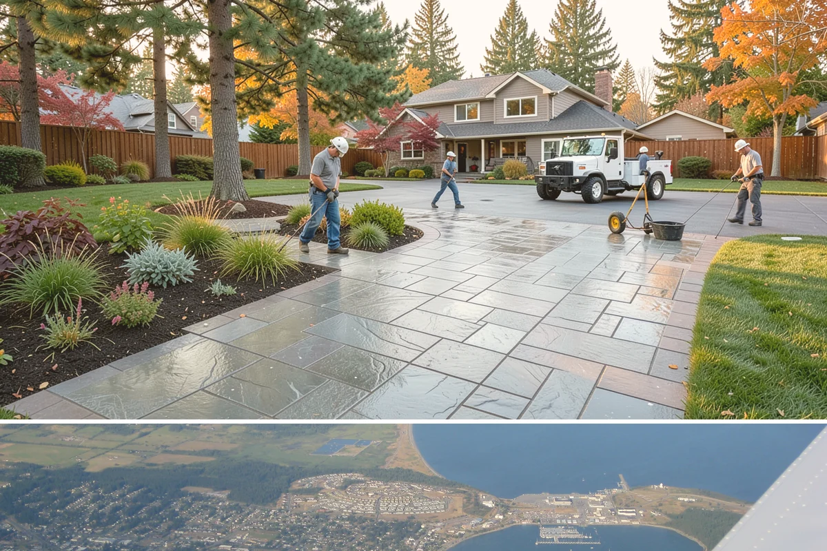 Lawn Mowing in Oak Harbor, Island County, WA - Weekly from spring through fall during peak growth