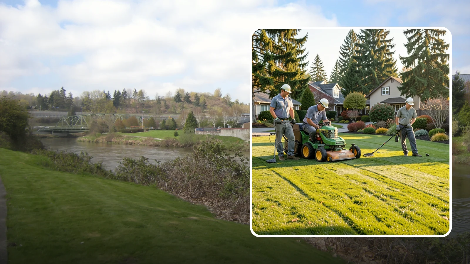 Lawn Mowing in Tukwila, King County, WA - Professional lawn mowing that keeps your grass healthy, even, and sharp-looking all season long.