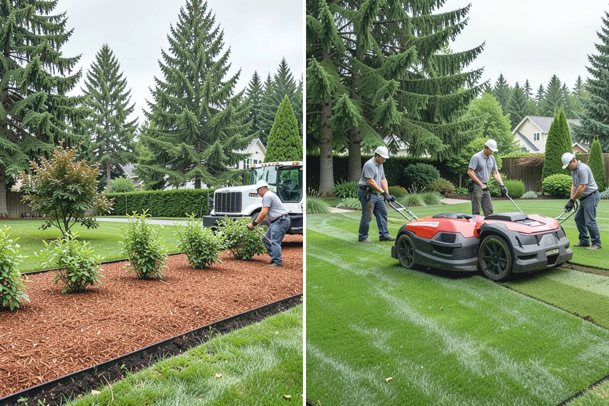 Lawn Mowing in Woodinville, King County, WA - Assess grass height and set the correct cutting height for the season